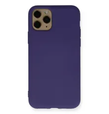 Apple iPhone 11 Pro Kılıf Nano içi Kadife Silikon - Mor