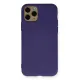Apple iPhone 11 Pro Kılıf Nano içi Kadife Silikon - Mor