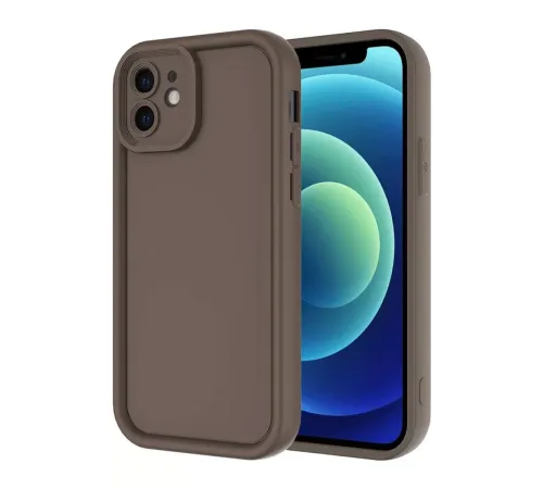 Apple iPhone 11 Kılıf Viera Silikon - Kahverengi