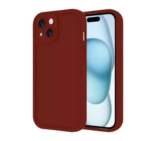 Apple iPhone 14 Kılıf Viera Silikon - Bordo