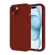 Apple iPhone 14 Kılıf Viera Silikon - Bordo