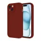 Apple iPhone 14 Kılıf Viera Silikon - Bordo