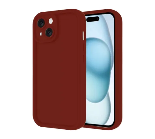 Apple iPhone 14 Kılıf Viera Silikon - Bordo