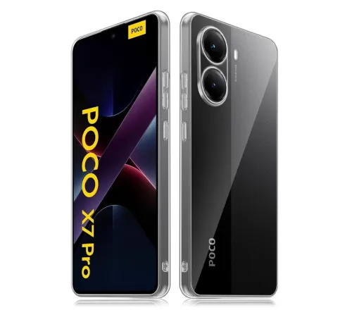 Xiaomi Poco X7 Pro Kılıf Lüx Şeffaf Silikon