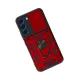 Samsung Galaxy S22 Kılıf Pars Lens Yüzüklü Silikon - Kırmızı