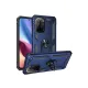 Xiaomi Poco F3 Kılıf Sofya Yüzüklü Silikon Kapak - Lacivert