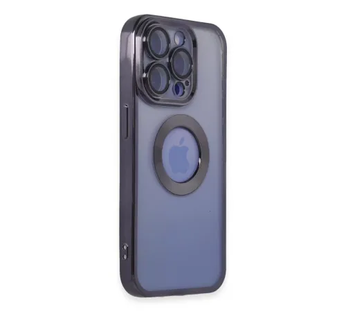 Apple iPhone 15 Pro Max Kılıf Slot Silikon - Mor