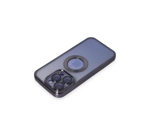 Apple iPhone 15 Pro Max Kılıf Slot Silikon - Mor