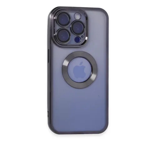 Apple iPhone 15 Pro Max Kılıf Slot Silikon - Mor