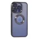 Apple iPhone 15 Pro Max Kılıf Slot Silikon - Mor