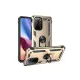 Xiaomi Poco F3 Kılıf Sofya Yüzüklü Silikon Kapak - Gold