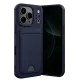 Apple iPhone 17 Pro Kelvin Kartvizitli Silikon - Lacivert