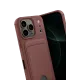 Apple iPhone 17 Pro Kelvin Kartvizitli Silikon - Bordo