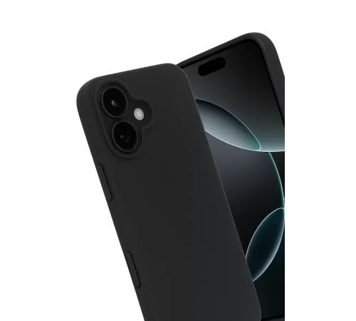 Apple iPhone 17 First Silikon - Siyah