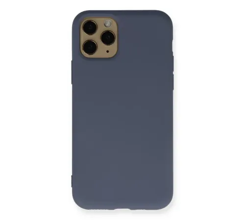 Apple iPhone 11 Pro Kılıf Nano içi Kadife Silikon - Gri