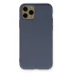 Apple iPhone 11 Pro Kılıf Nano içi Kadife Silikon - Gri