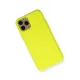Apple iPhone 11 Pro Kılıf Nano içi Kadife Silikon - Sarı