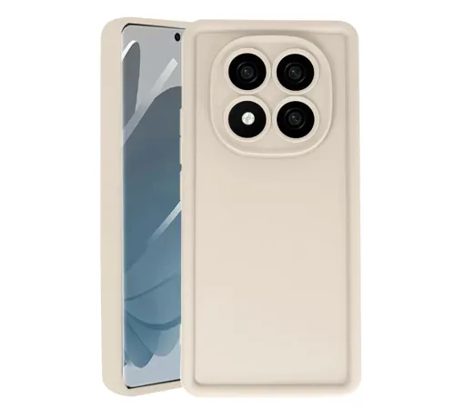 Xiaomi Redmi Note 14 Pro 5G Kılıf Viera Silikon - Krem