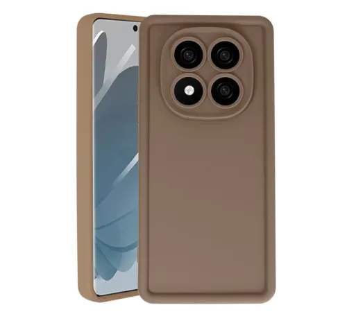 Xiaomi Redmi Note 14 Pro 5G Kılıf Viera Silikon - Kahverengi