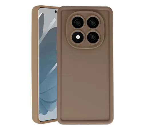 Xiaomi Redmi Note 14 Pro 5G Kılıf Viera Silikon - Kahverengi