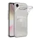 Apple iPhone 16E Kılıf Kart Şeffaf Silikon - Şeffaf