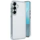 Samsung Galaxy S25 Kılıf Lensli Silikon - Gümüş