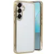Samsung Galaxy S25 Plus Kılıf Lensli Silikon - Gold