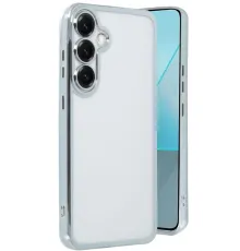 Samsung Galaxy S25 Plus Kılıf Lensli Silikon - Gümüş