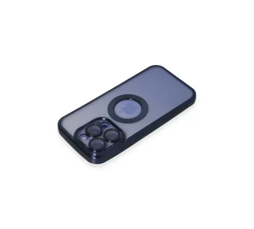Apple iPhone 15 Pro Max Kılıf Slot Silikon - Lacivert