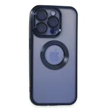 Apple iPhone 15 Pro Max Kılıf Slot Silikon - Lacivert