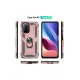Xiaomi Poco F3 Kılıf Sofya Yüzüklü Silikon Kapak - Rose