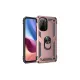 Xiaomi Poco F3 Kılıf Sofya Yüzüklü Silikon Kapak - Rose