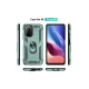 Xiaomi Poco F3 Kılıf Sofya Yüzüklü Silikon Kapak - Yeşil