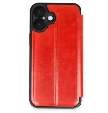 Apple iPhone 16 Kılıf Flip Cover - Kırmızı