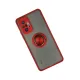 Xiaomi Redmi Note 10 Pro Kılıf Montreal Yüzüklü Silikon Kapak - Kırmızı