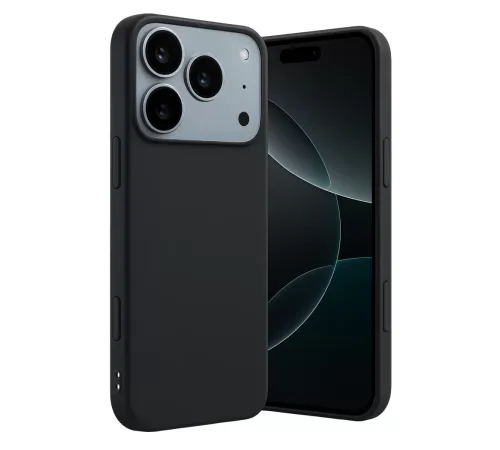 Apple iPhone 17 Pro First Silikon - Siyah