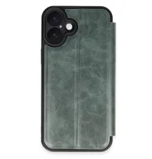 Apple iPhone 16 Kılıf Flip Cover - Koyu Yeşil