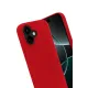 Apple iPhone 17 First Silikon - Kırmızı