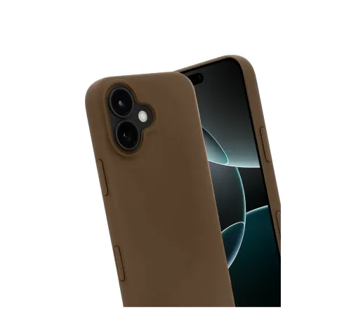 Apple iPhone 17 First Silikon - Kahverengi