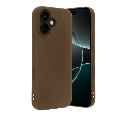 Apple iPhone 17 First Silikon - Kahverengi