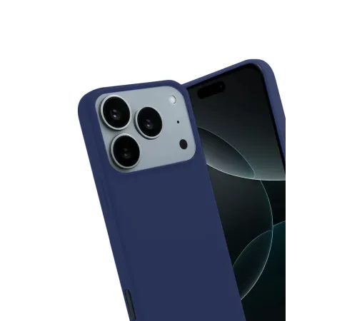Apple iPhone 17 Pro First Silikon - Lacivert