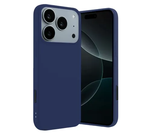 Apple iPhone 17 Pro First Silikon - Lacivert