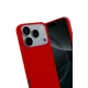 Apple iPhone 17 Pro First Silikon - Kırmızı