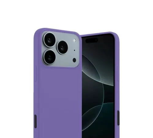 Apple iPhone 17 Pro First Silikon - Lila