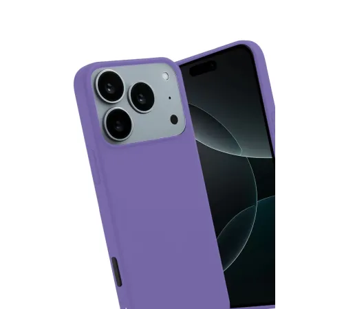 Apple iPhone 17 Pro First Silikon - Lila