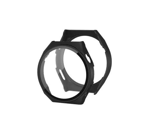 Huawei Watch GT2 42mm Dota Camlı Kasa Ekran Koruyucu - Siyah