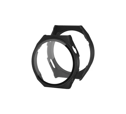 Huawei Watch GT2 46mm Dota Camlı Kasa Ekran Koruyucu - Siyah