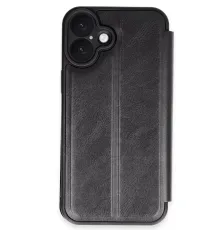 Apple iPhone 16 Plus Kılıf Flip Cover - Siyah