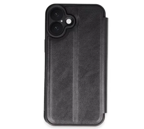 Apple iPhone 16 Plus Kılıf Flip Cover - Siyah