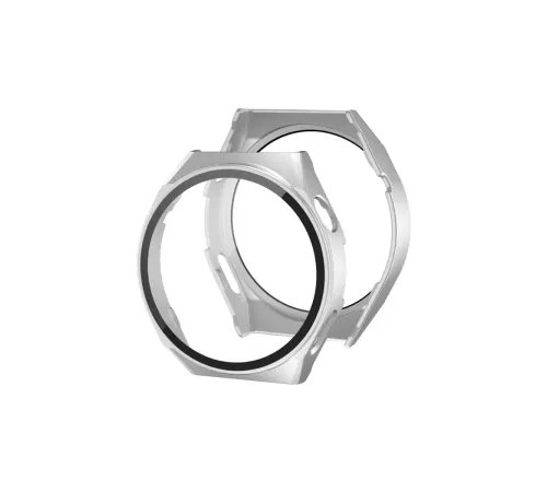 Huawei Watch GT2 46mm Dota Camlı Kasa Ekran Koruyucu - Gümüş